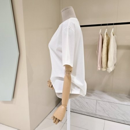 프린팅 라운드 티셔츠