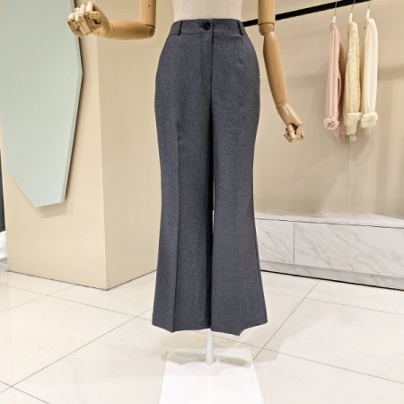 초크 뒷밴딩 부츠컷 팬츠