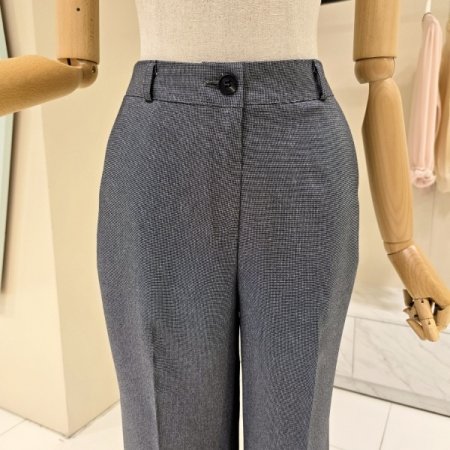 초크 뒷밴딩 부츠컷 팬츠