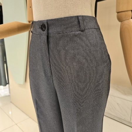 초크 뒷밴딩 부츠컷 팬츠