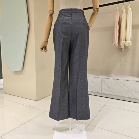 초크 뒷밴딩 부츠컷 팬츠