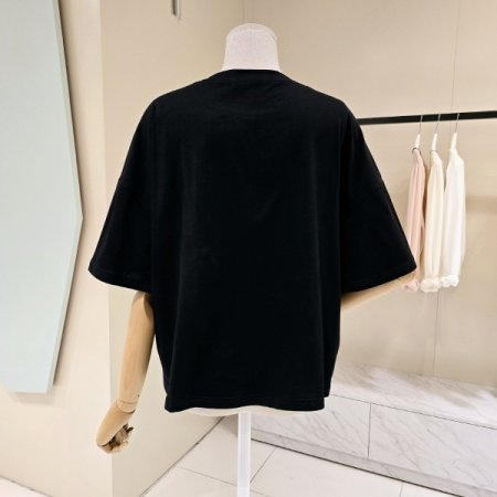 라운드 캐릭터 반팔 티셔츠