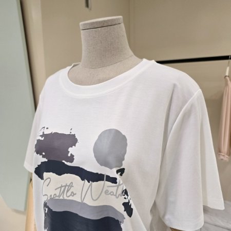 스트링 씨에틀 라운드 티셔츠