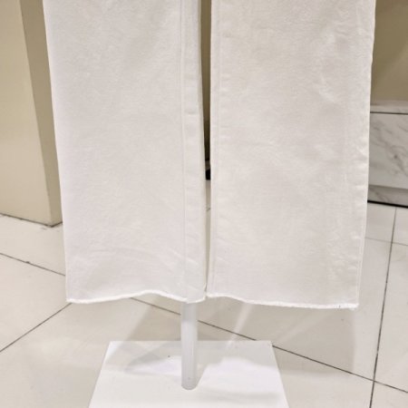 밴딩 컷팅 부츠컷 면팬츠