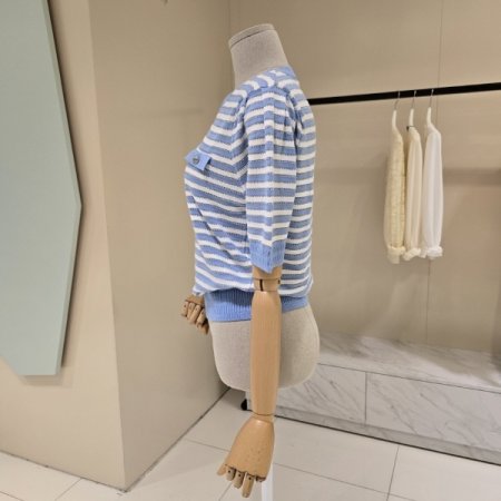 메탈 포켓 단가라 라운드니트