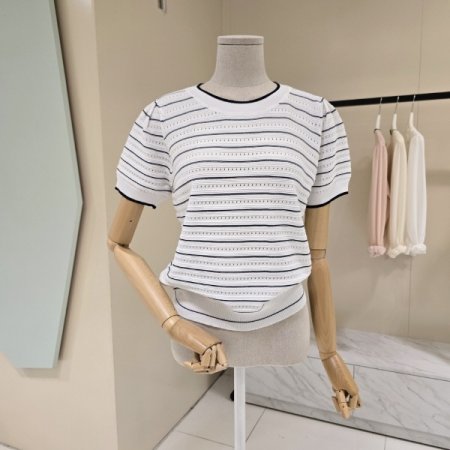 볼륨소매 단가라 라운드니트