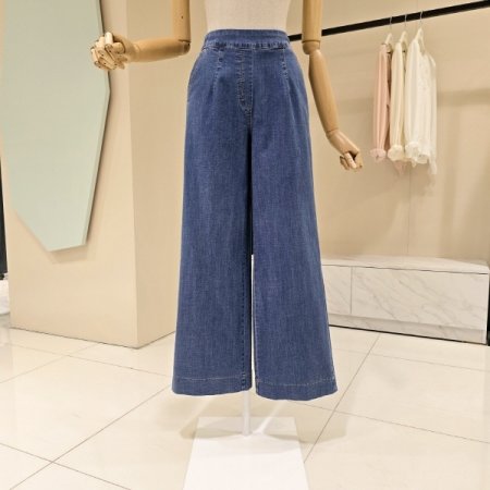 썸머 와이드 데님 팬츠