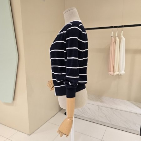 단가라 민소매 세트 집업가디건