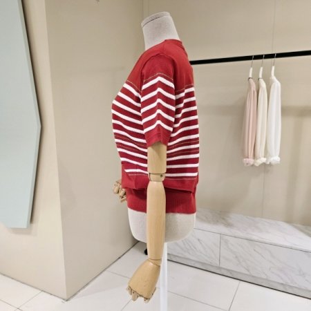 테미 단가라 브이넥 가디건