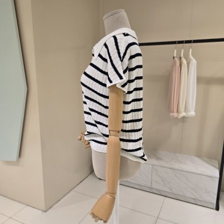 베네핏 스트라이프 카라니트