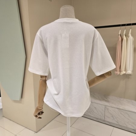 동그라미 레터링 라운드 티셔츠