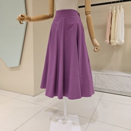 플레어 허리밴딩 스커트