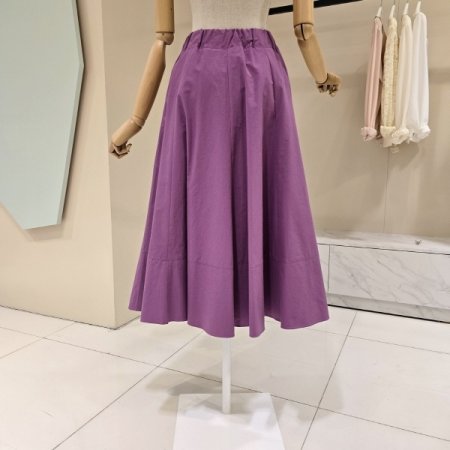 플레어 허리밴딩 스커트