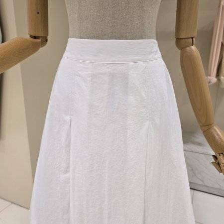 양주름 밴딩 A라인 스커트