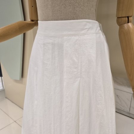 양주름 밴딩 A라인 스커트