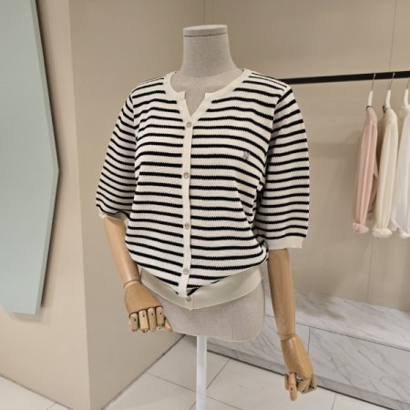 큐빅단추 단가라 니트