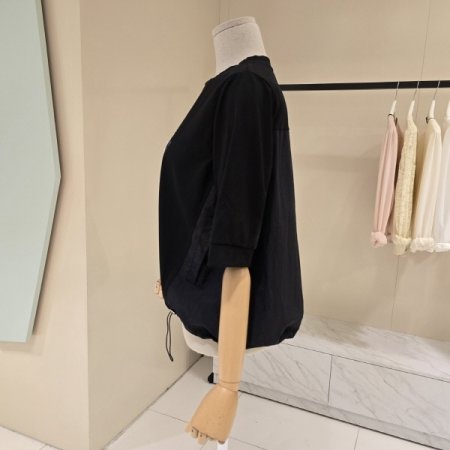 스트링 부엉이 라운드 티셔츠