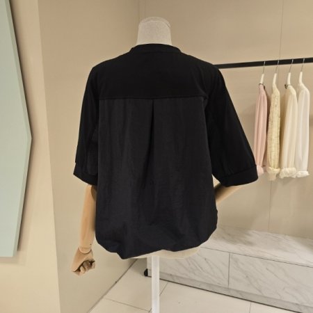 스트링 부엉이 라운드 티셔츠