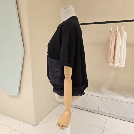 스트링 걸 레터링 라운드티셔츠