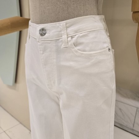 8부 와이드 면팬츠