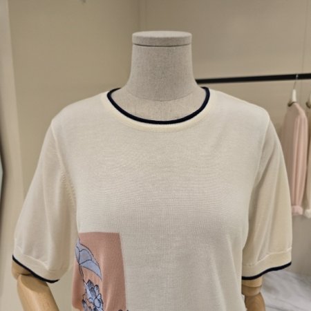 파파꽃 라운드 니트