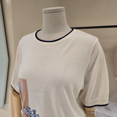 파파꽃 라운드 니트