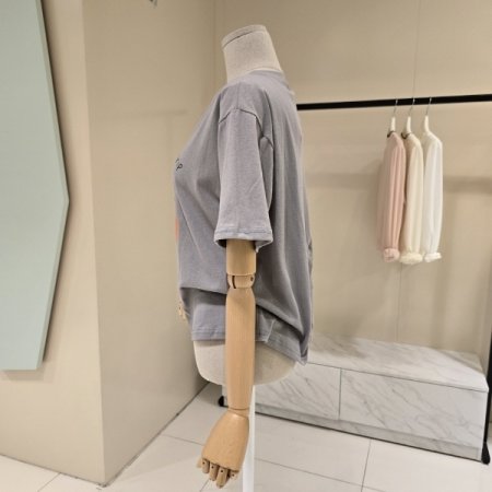 라운드 레츠고 티셔츠