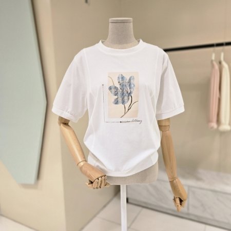 라운드 그린티 반팔티셔츠