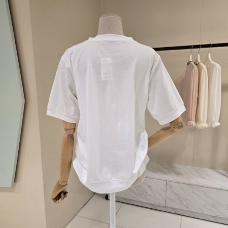 라운드 그린티 반팔티셔츠