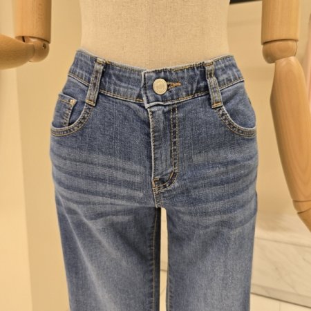 일자핏 밴딩 썸머 데님팬츠