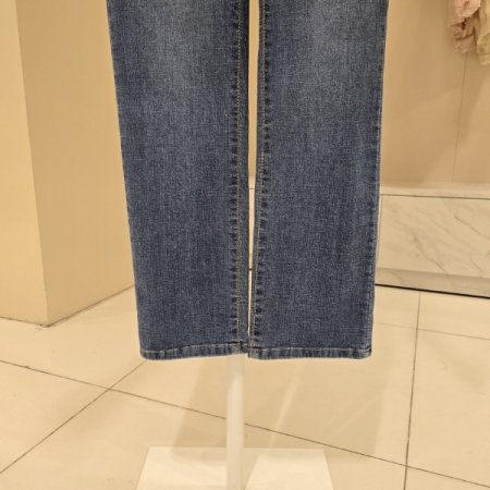 일자핏 밴딩 썸머 데님팬츠