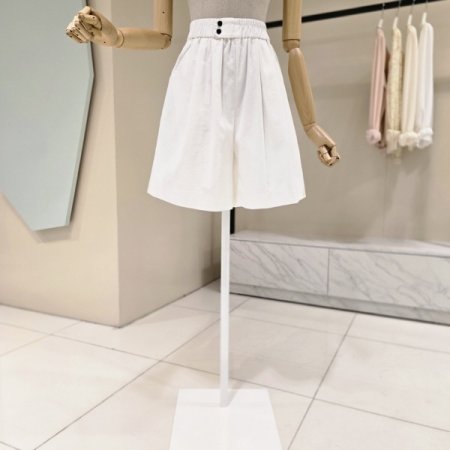 허리밴딩 핀턱 반바지