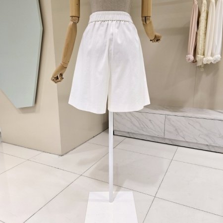 허리밴딩 핀턱 반바지