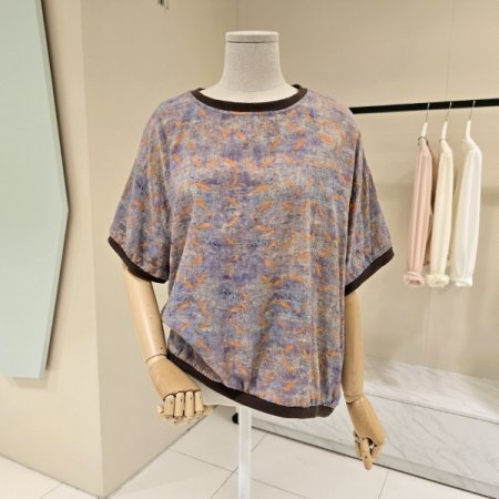 물고기 라운드 티셔츠