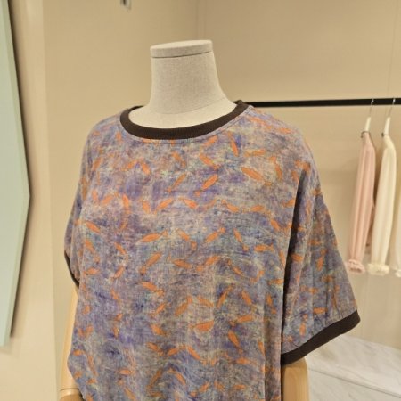 물고기 라운드 티셔츠