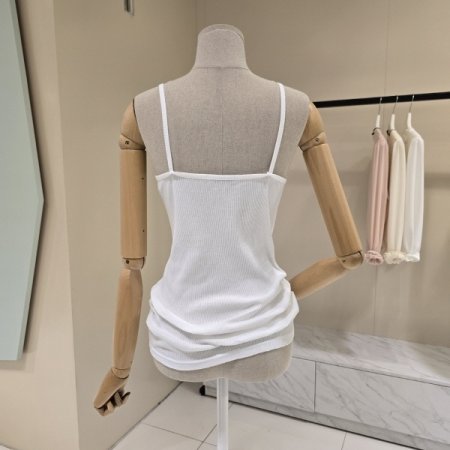 신골지 레이스 민소매 티셔츠