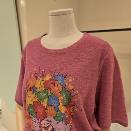 한아름 라운드 린넨티셔츠