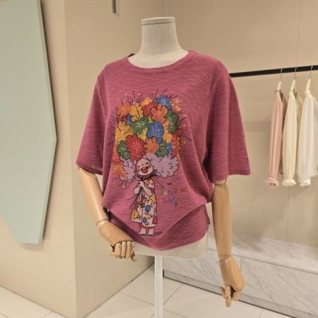 한아름 라운드 린넨티셔츠