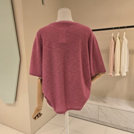 한아름 라운드 린넨티셔츠