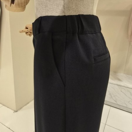 세미 와이드 밴딩 팬츠