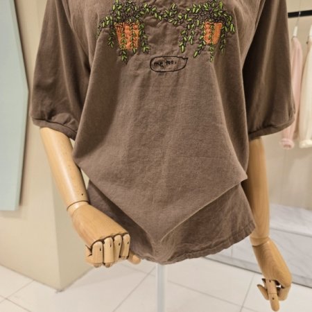 라운드 황토화분 티셔츠