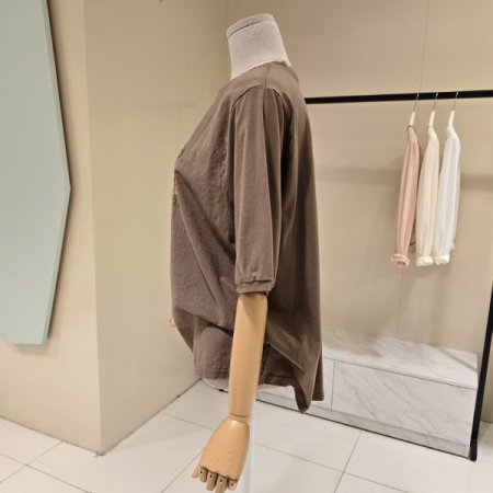 라운드 황토화분 티셔츠