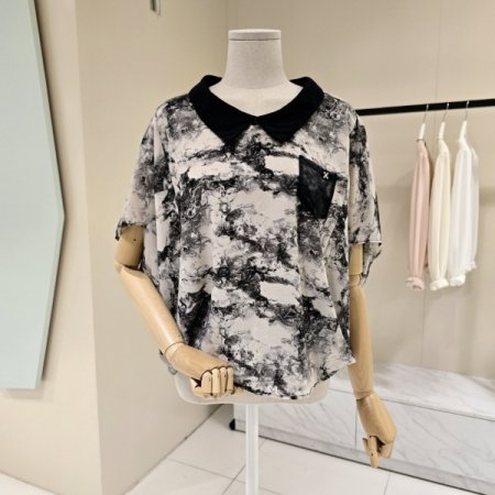 믹스카라 가오리핏 블라우스