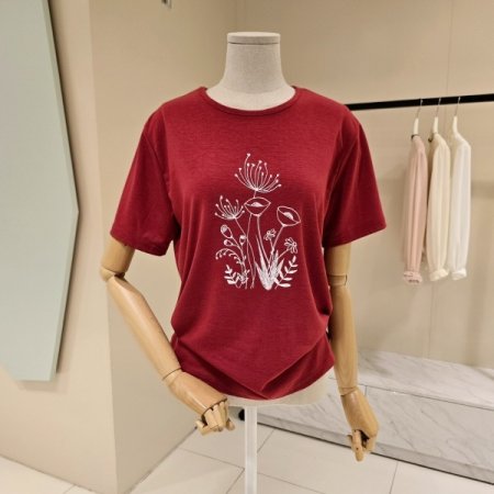 스케치 라운드 티셔츠