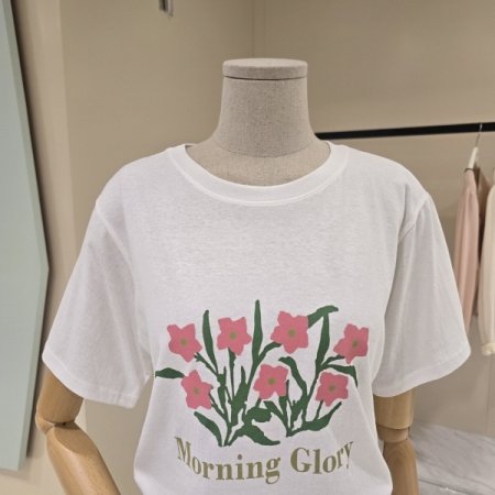 모닝 글로리 라운드 티셔츠