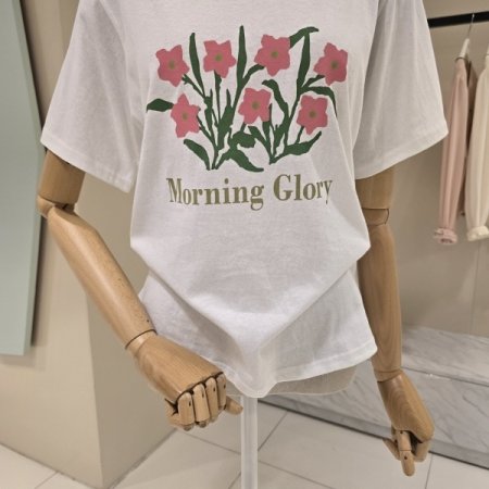 모닝 글로리 라운드 티셔츠