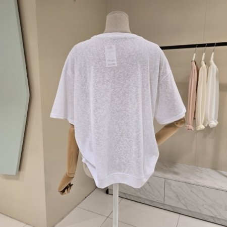 그래픽 라운드 티셔츠