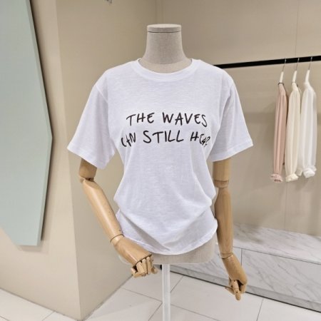 웨이브 라운드 티셔츠