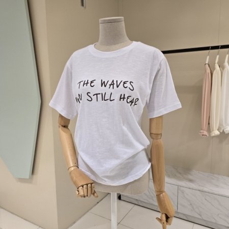 웨이브 라운드 티셔츠