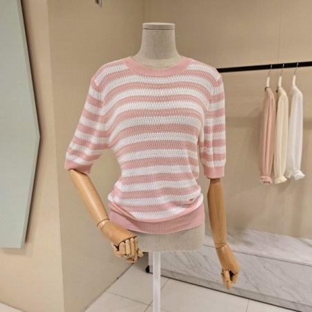 심플 단가라 라운드니트